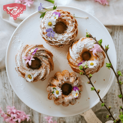 Bezglutenowa, pachnąca cynamonowa babka