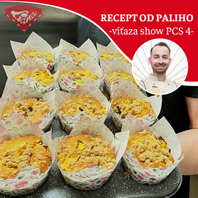 Bezlepkové broskyňové muffiny