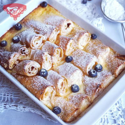Bezlepkové zapekané palacinky