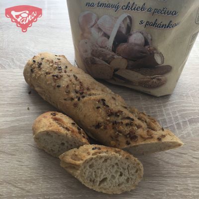 Gluten-free sourdough dark baguettes