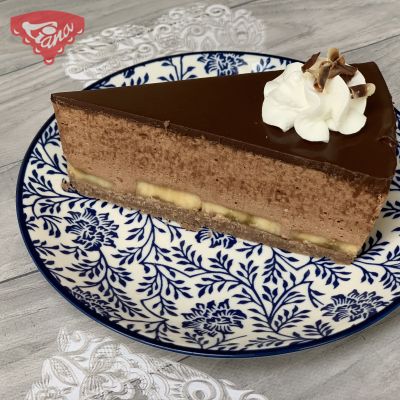 Čokoládovo-banánový cheesecake