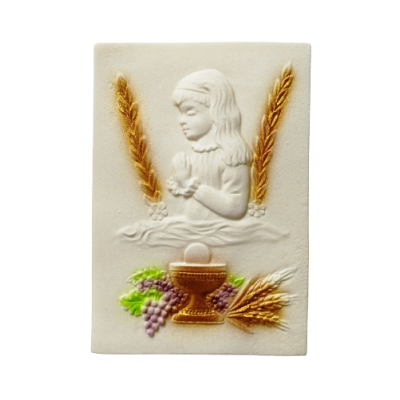 Dekoracja na stół I Komunii Świętej - dziewczynka