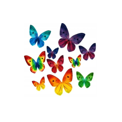 Oplatkový motýl mix