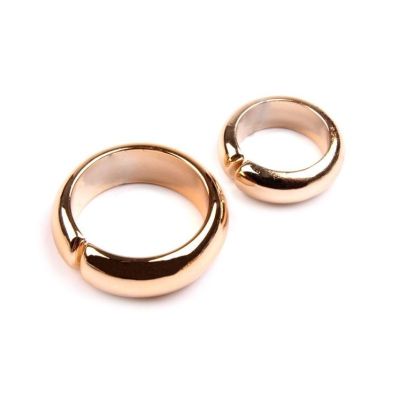 Vastag arany karikapár