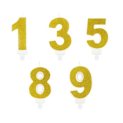 Gyertya maxi arany 0-9