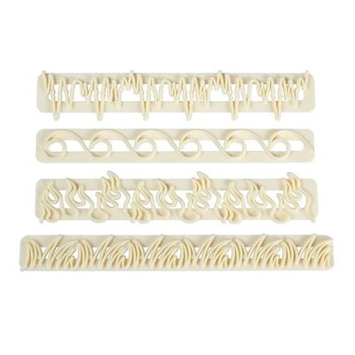 Cutters grass, fire, water, icicles 4 pcs