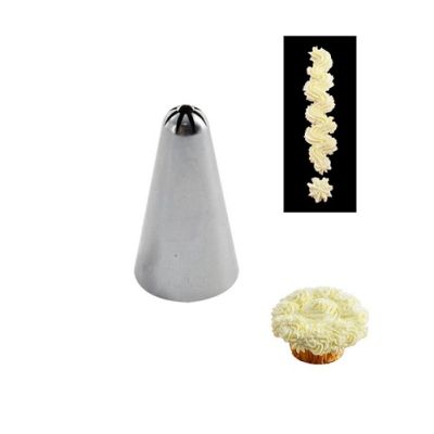 Decorative tip with 8 prongs closed