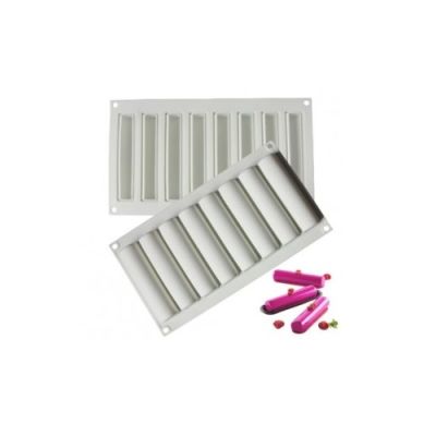 Forma silikón valec úzky 8 ks