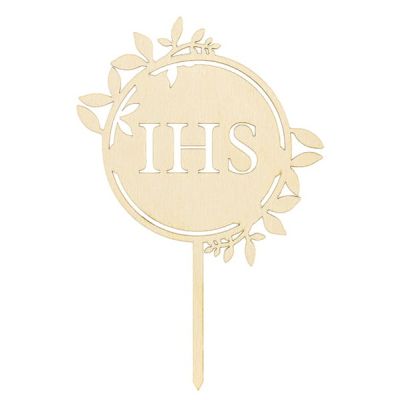 Zápich - dřevěný kruh IHS