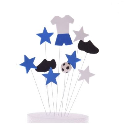 Zápich - sada míč, kopačky, dres, hvězdy