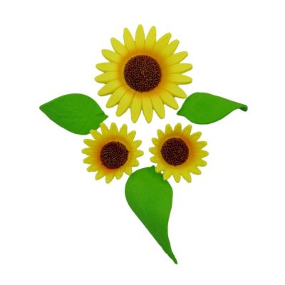 Napraforgó készlet szirmokkal