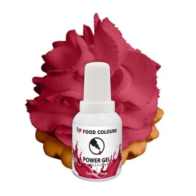 Farba gélová Food Colours extra červená karmínová 056 20g
