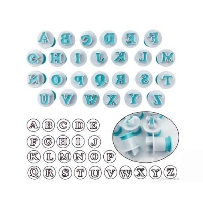 Vykrajovačky s piestom písmena 1,8 cm