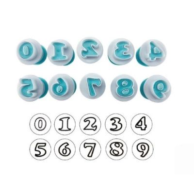 Vykrajovačky s piestom číslice 1,8 cm