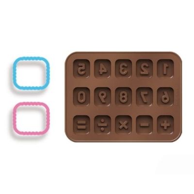 Forma silikón kocky s číslami