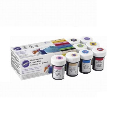 Sada gelových farieb Wilton 8 ks