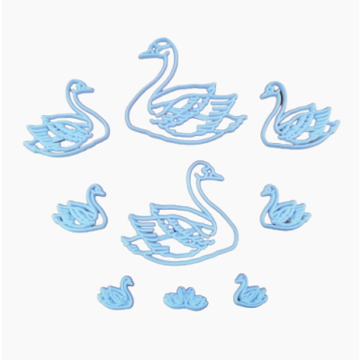 Vykrajovačka labute 9  ks