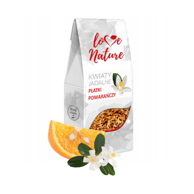 Essbare Trockenblumen - Orangenblütenscheiben 20 g