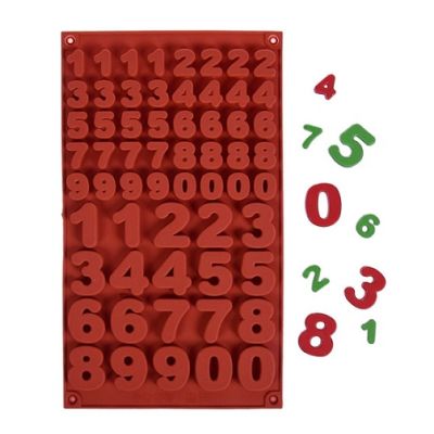 Form of silicone numbers small + large