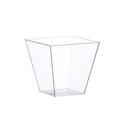 Square beveled glass 180 ml