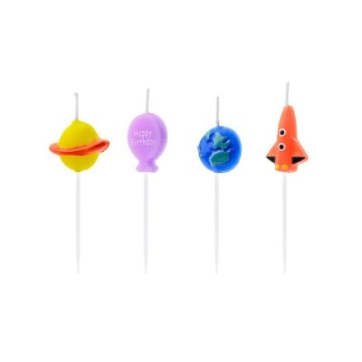 Geburtstagskerze KOSMOS 4 Stk