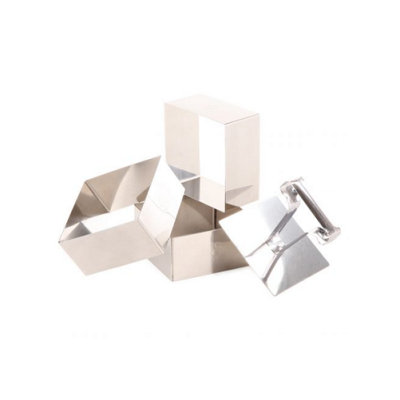 Forma tvořítko nerez čtverec 3 ks