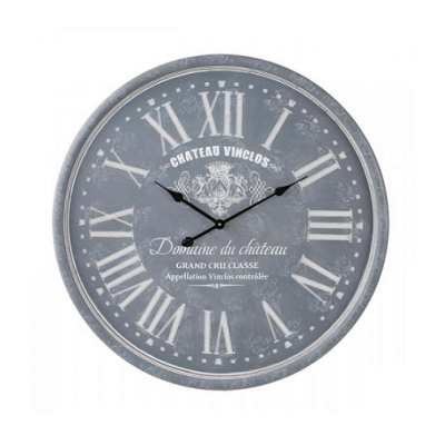 Hodiny šedé 52 cm
