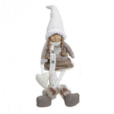 Figurka dívka textil