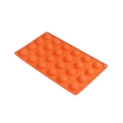 Forma silikonowa półkula 24 szt