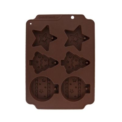 Mold silicone Christmas 6 pcs