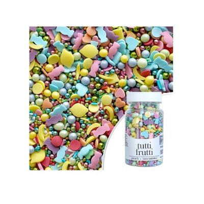 70 g Tutti-Frutti-Mischung darüber streuen