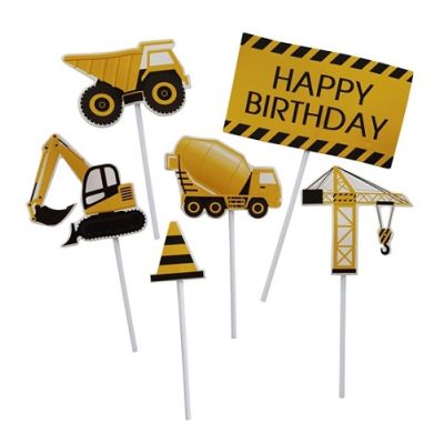 Stamp Happy Birthday builder 6 pcs