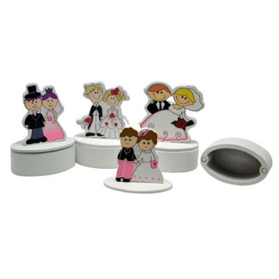 Krabička na svadobné obrúčky mix