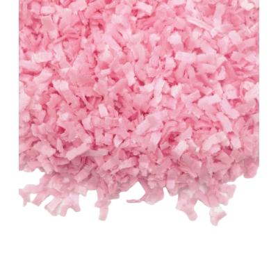 100 g Waffel hellrosa darüberstreuen