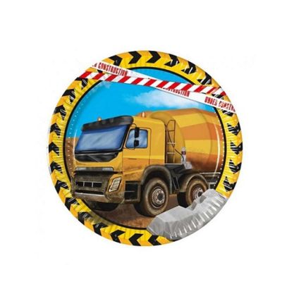 Plate truck paper 20 cm 8 pcs