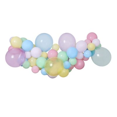 Garland balloons pastel colored 65 pcs
