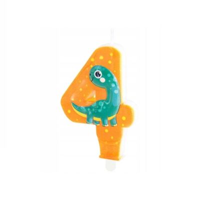 Kerze Dinosaurier Nr. 4
