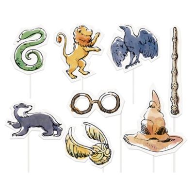 Set of Harry Potter photo props 8 pcs