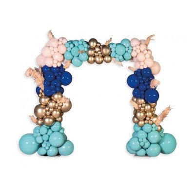 Frame for an arched gate square white