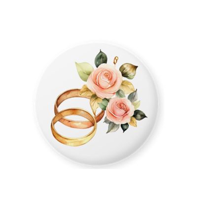 Pusinky bílé s obroučkami 12 ks