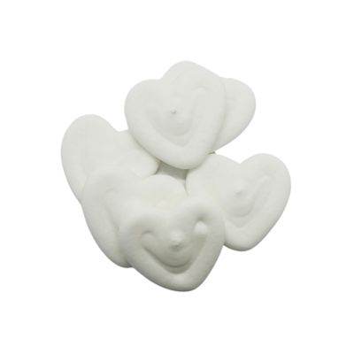 Baiser weißes Herz 20 Stk