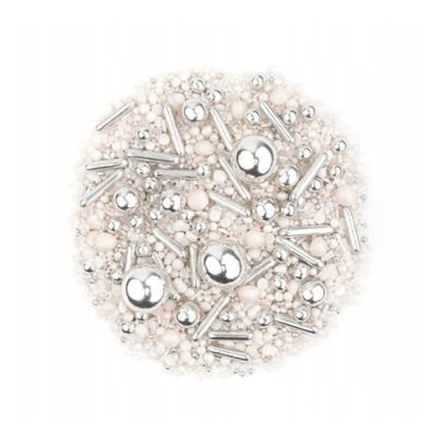 Streumischung Weiß-Silber 50g