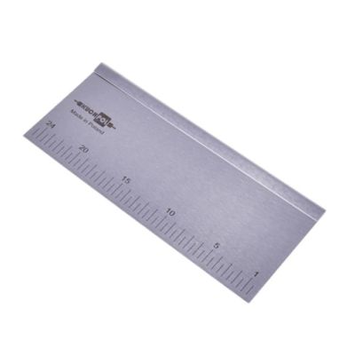 Rozsdamentes acél tésztalapát, 25 x 10,5 cm-es léptékkel