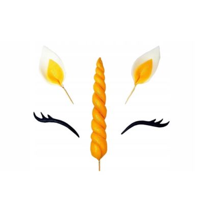 Einhorn - goldenes Horn 5er-Set