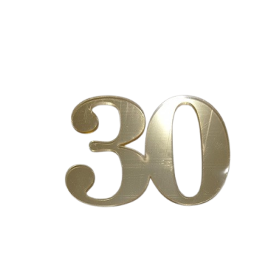 Goldacryl Nr. 30 stempeln