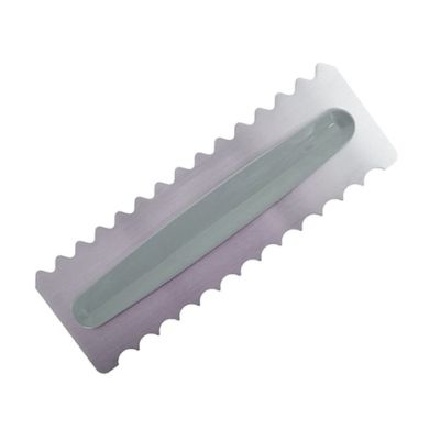 Spatel für cremefarbene Edelstahlwellen