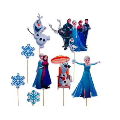 Embossed Frozen paper 8 pcs