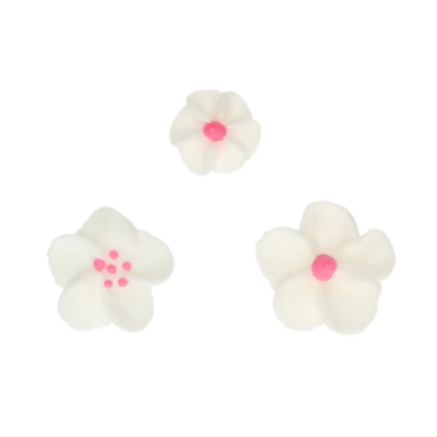 Blüten weiß - rosa 32 Stk