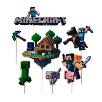 Prägung – Minecraft 7 Stück Papier