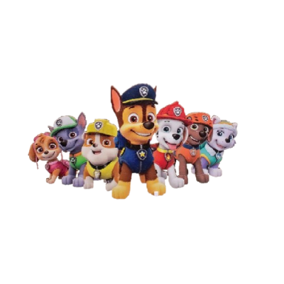 Gravur - Paw Patrol Holz 14 x 8 cm